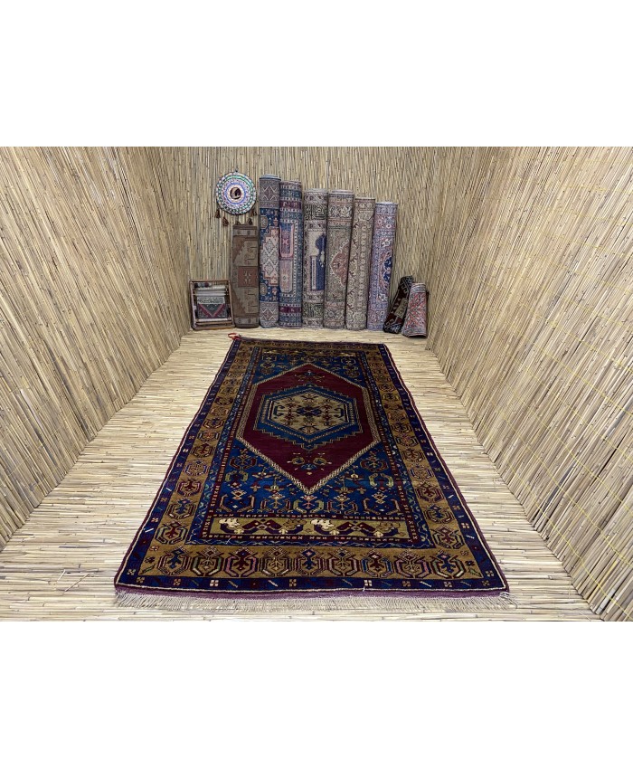 Turkish Nomadic Handmade Wool on Wool Carpet – FREE SHIPPING..!